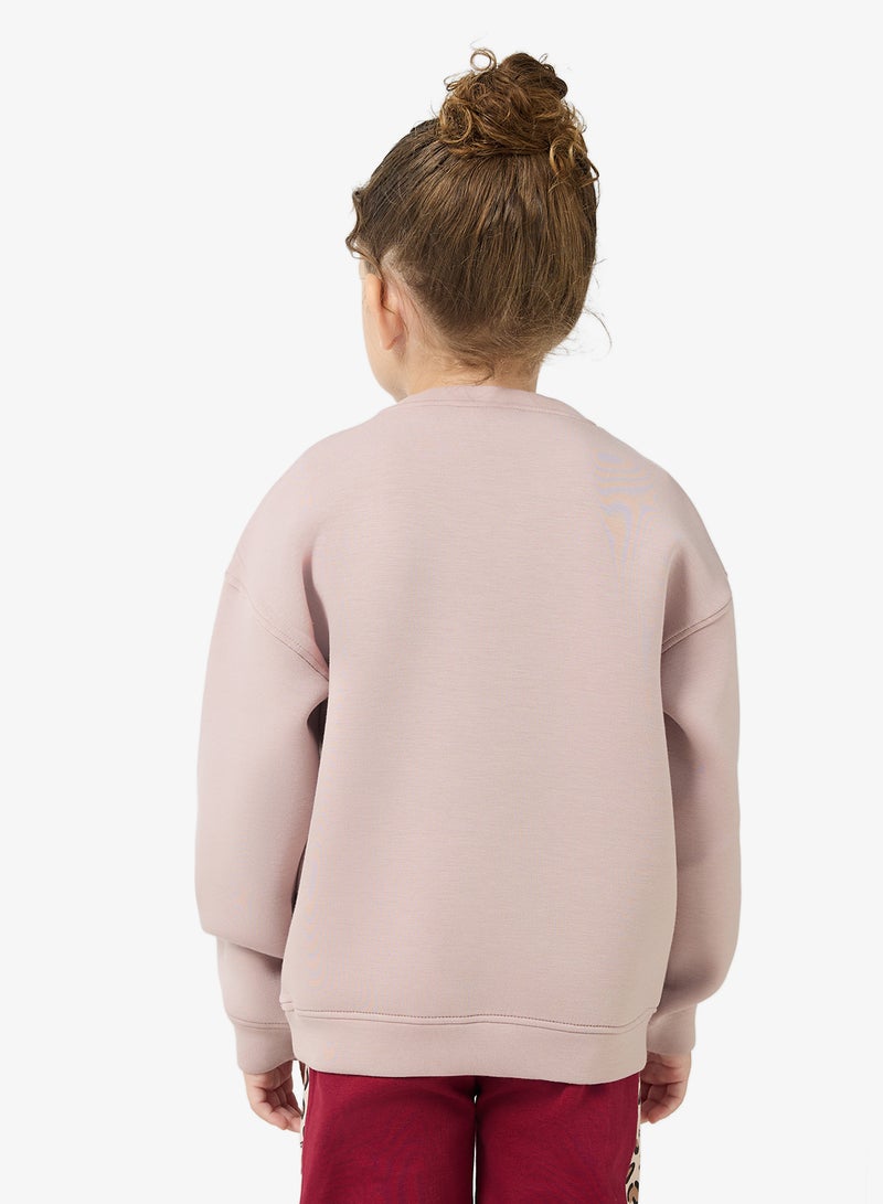 GUESS Kids Graphic Crew Neck Sweatshirt - Image 2